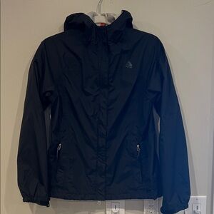 Nike Black Hooded Rain Jacket